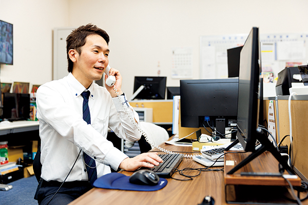 仕事の様子