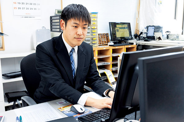 仕事の様子