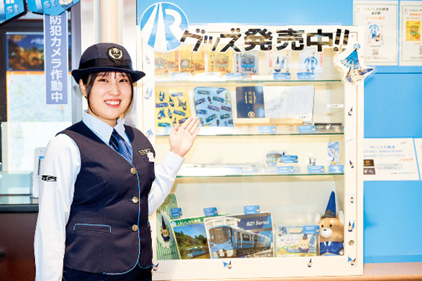 グッズ販売の様子