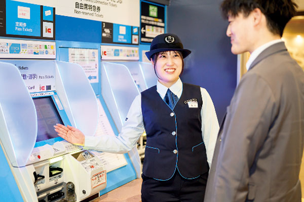 接客の様子