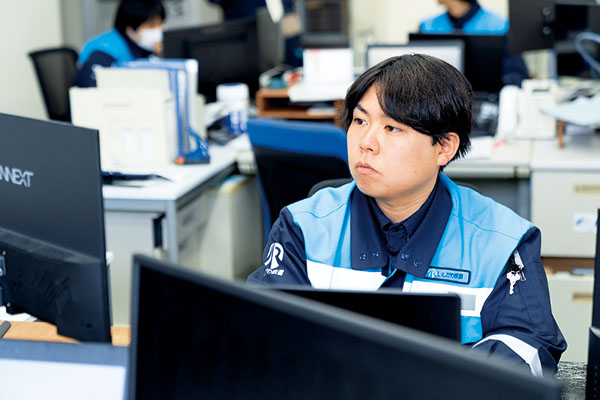 仕事の様子