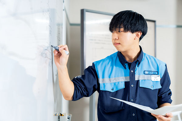 仕事の様子