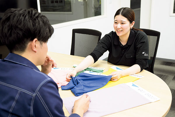仕事の様子