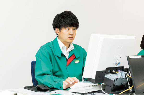 出社の様子