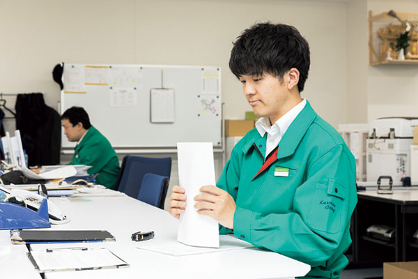リスト作成の様子