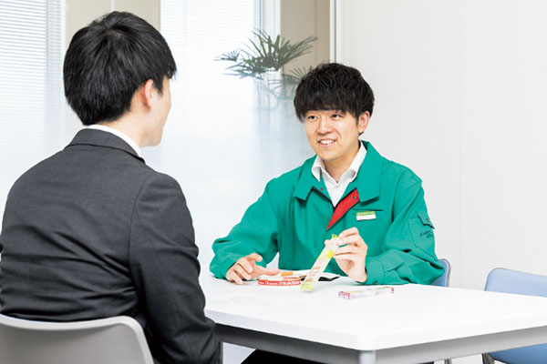 商談の様子