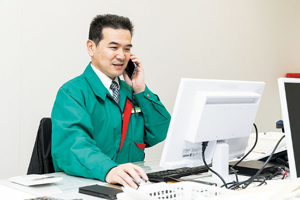 仕事の様子