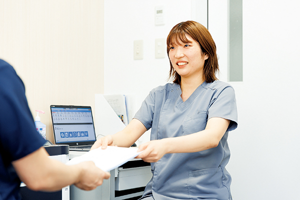 仕事の様子