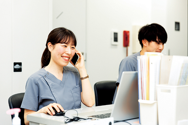 仕事の様子