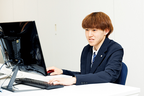 仕事の様子