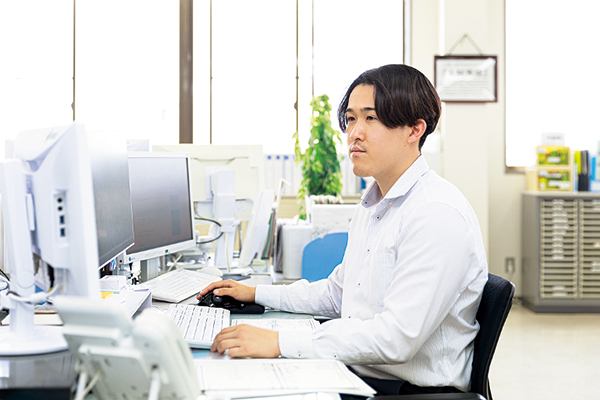 仕事の様子