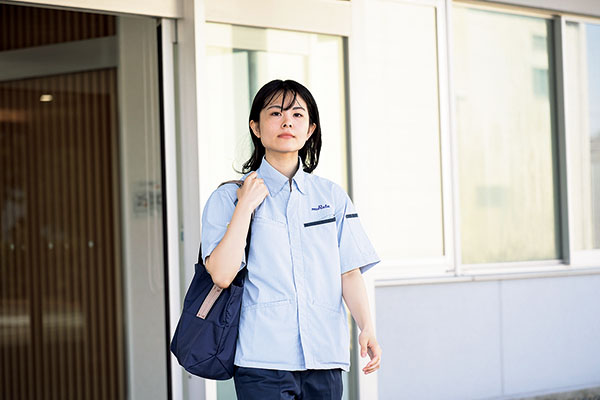 帰宅の様子
