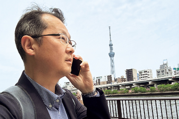 仕事の様子