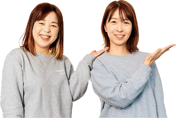 宮崎 由梨子さんと小泉 千里さんの写真