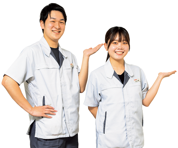 岩多 凌玖さんと松川原 華さんの写真