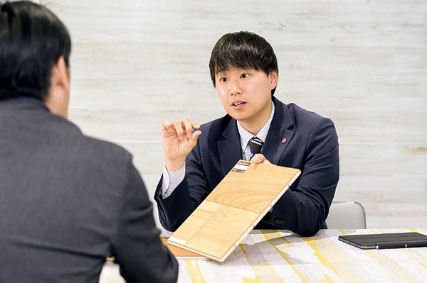 仕事の様子