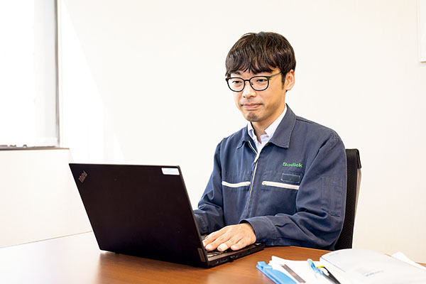 仕事の様子