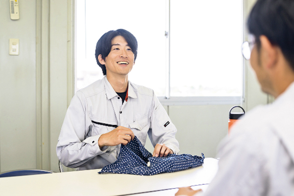 お昼休憩の様子