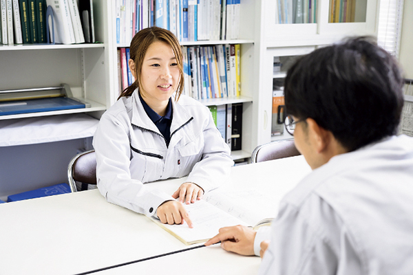 仕事の様子