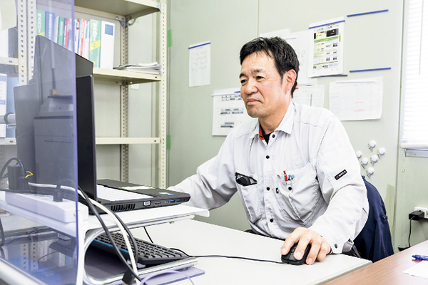 仕事の様子