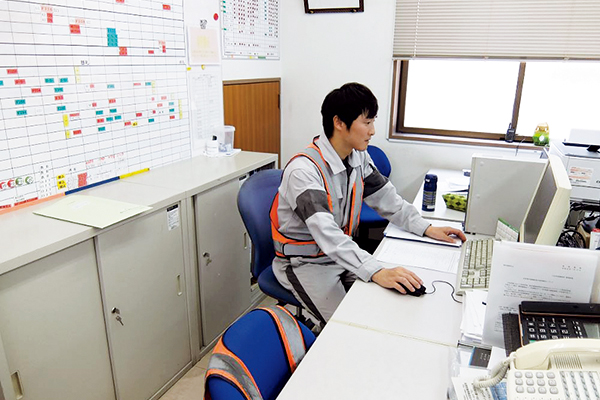 コントロールボード確認の様子