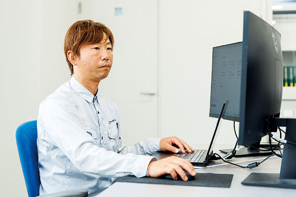 仕事の様子
