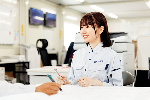 仕事の様子