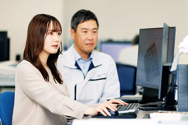 仕事の様子