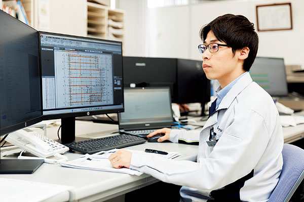 仕事の様子