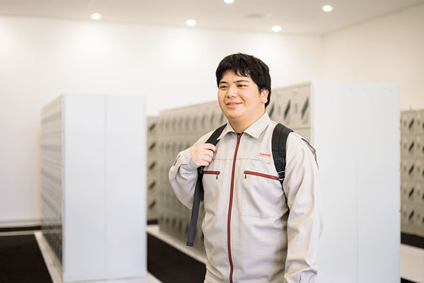 帰宅の様子