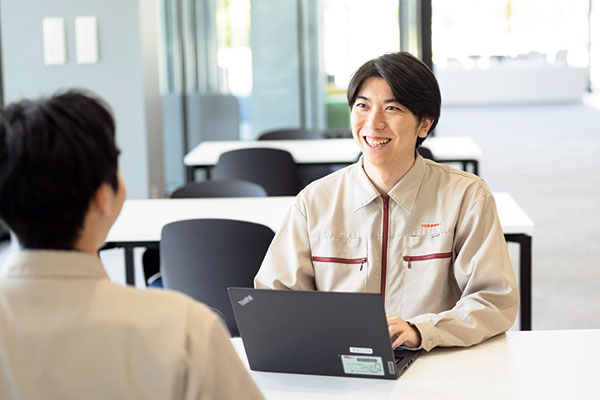 仕事の様子