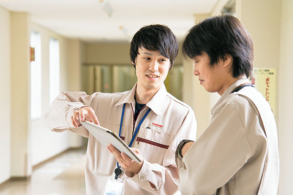 仕事の様子