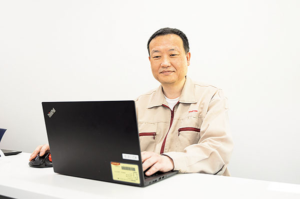 仕事の様子