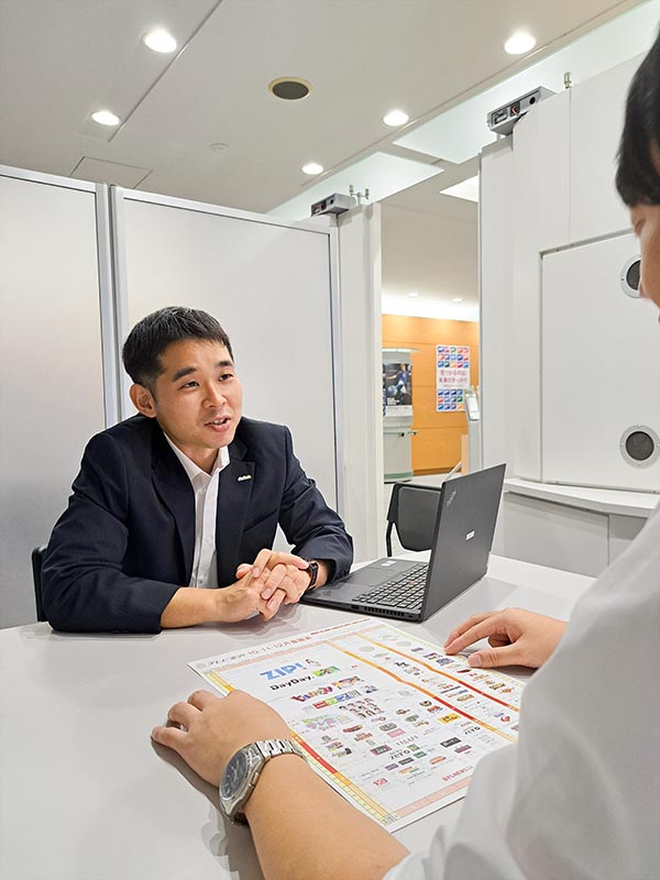 仕事の様子