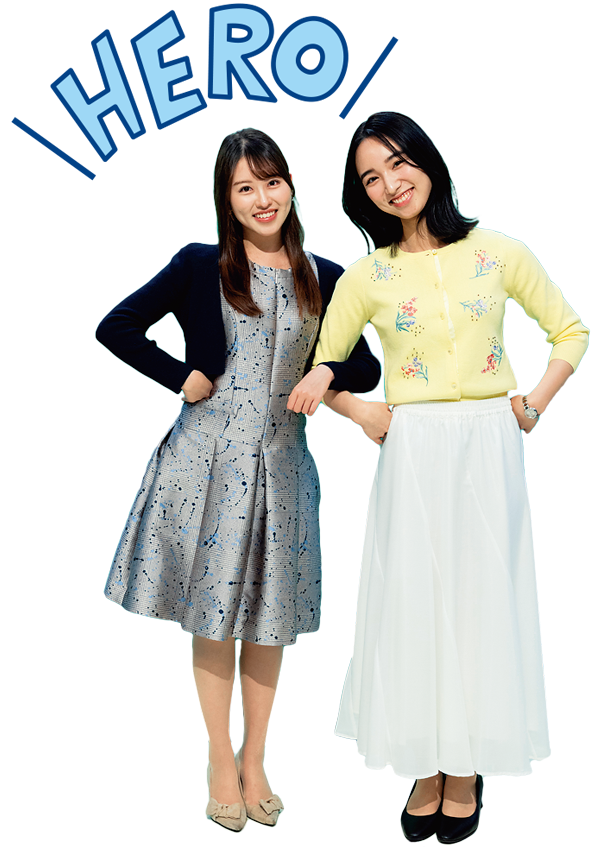 水上 乃美さんと髙槌 七海さんの写真