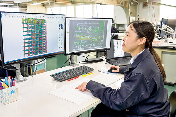 仕事の様子