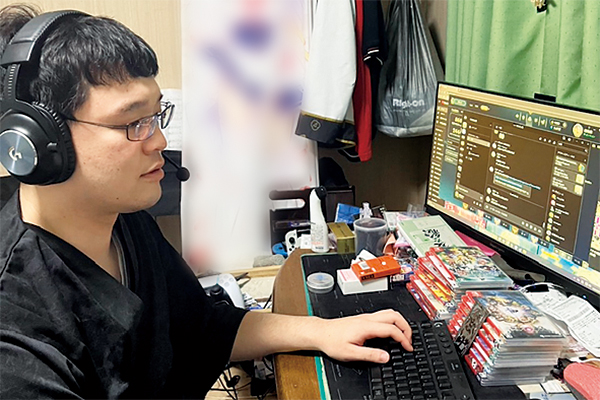 帰宅の様子