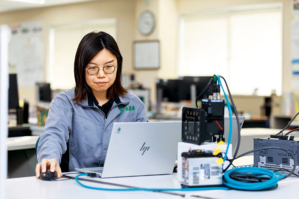 仕事の様子