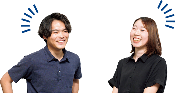 西出 怜央奈さんと梶原 大輔さんの写真