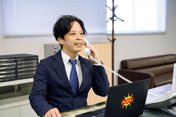 仕事の様子
