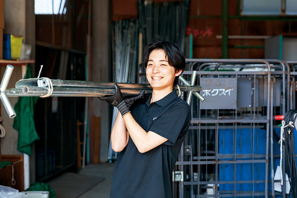 仕事の様子