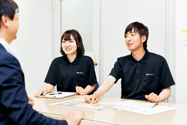 仕事の様子