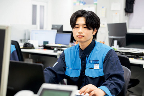 書類作成の様子