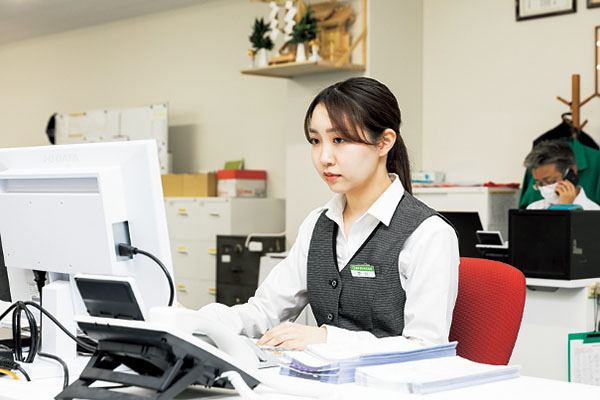 仕事の様子