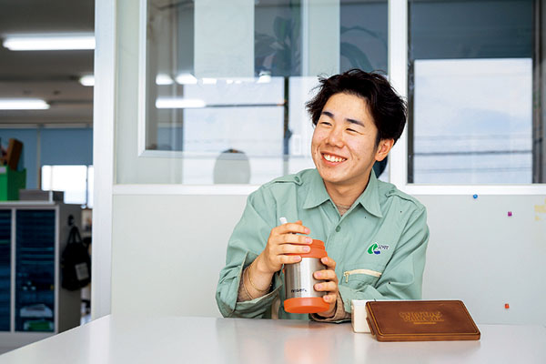 昼食の様子