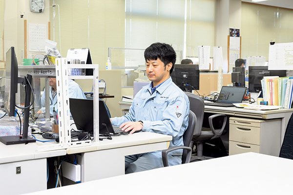 仕事の様子