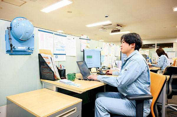 仕事の様子