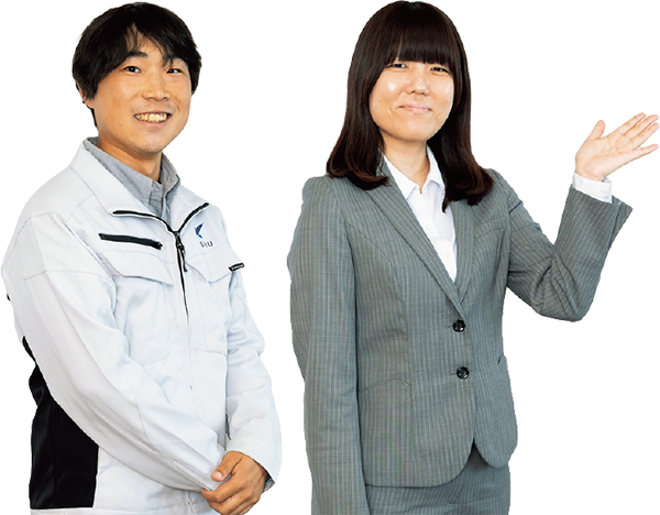 就活 高橋 滉さんと就活 吉津 友香さんの写真