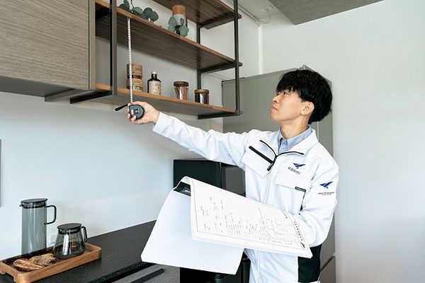 仕事の様子