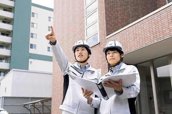 仕事の様子